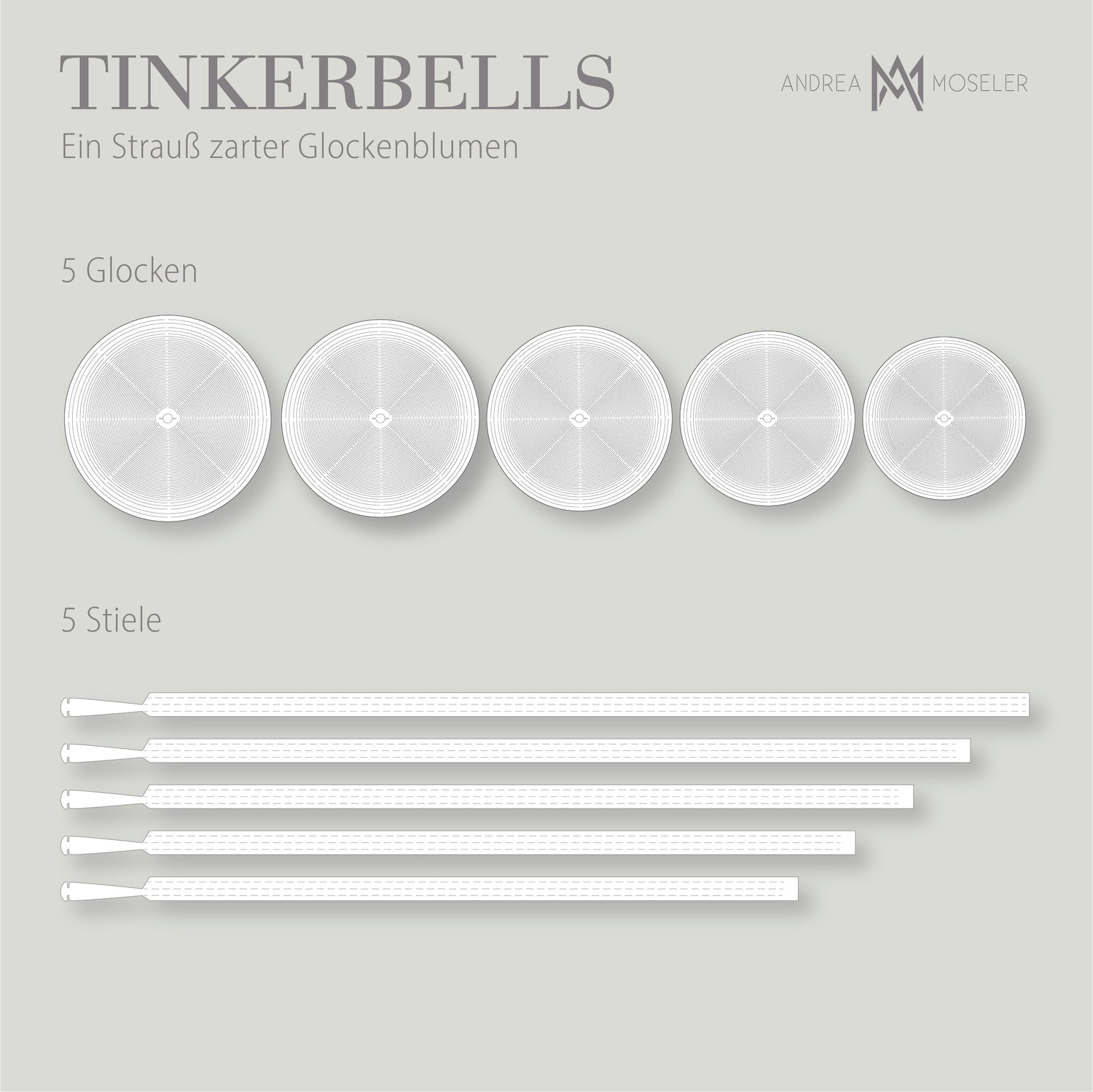 TINKERBELLS, ein Strauß filigraner Glockenblumen - Andrea Moseler