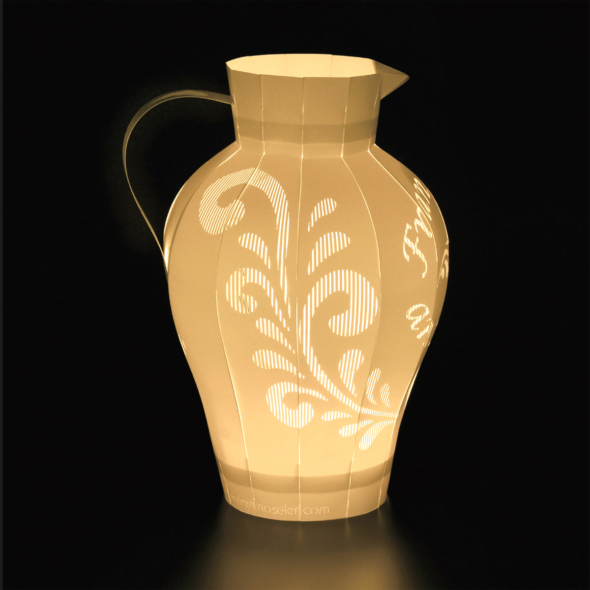 Lot de 4 luminaires nervurés Advent 