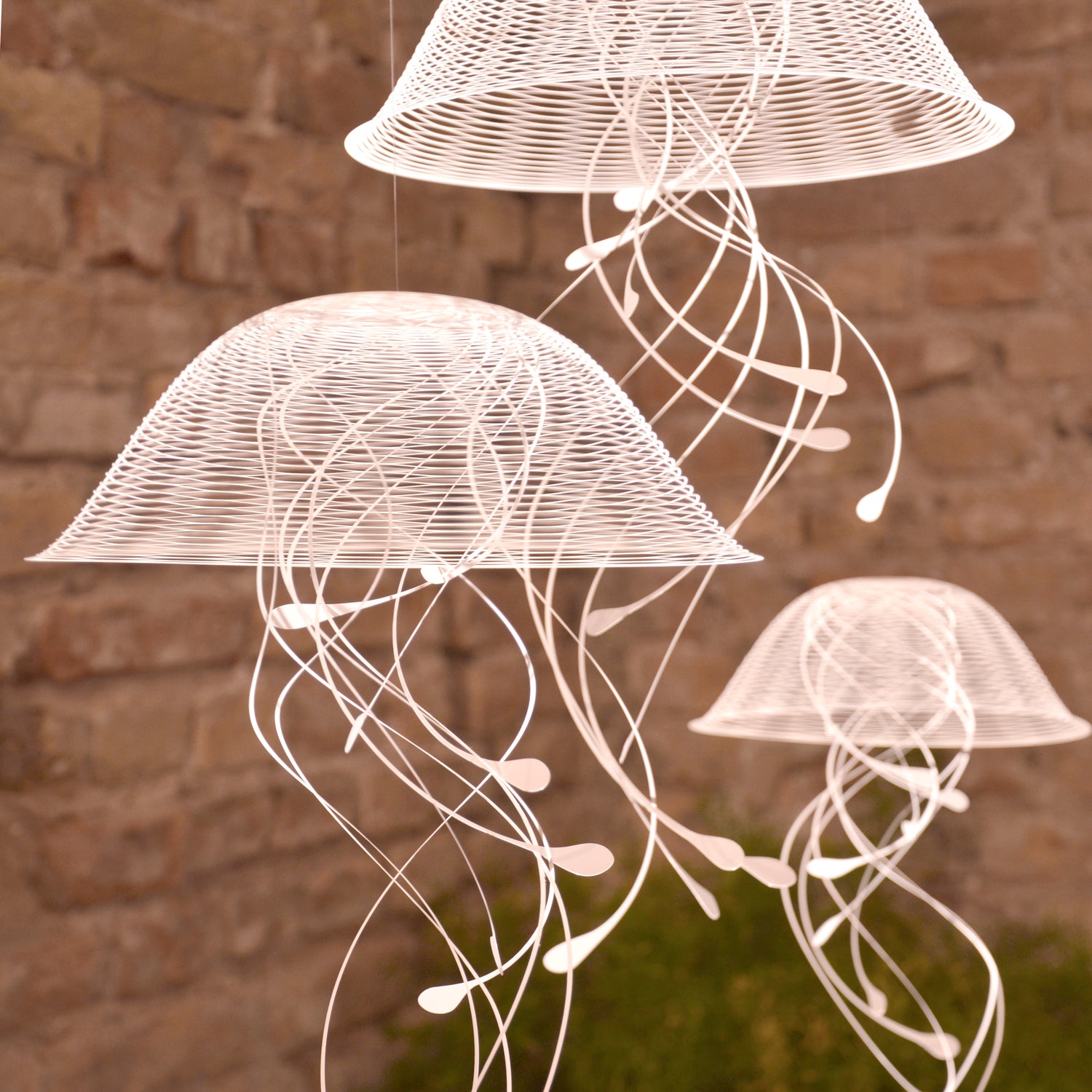 JELLINDAS, Quallen Hängeskulpturen, einzeln oder im 3er Set - Andrea Moseler