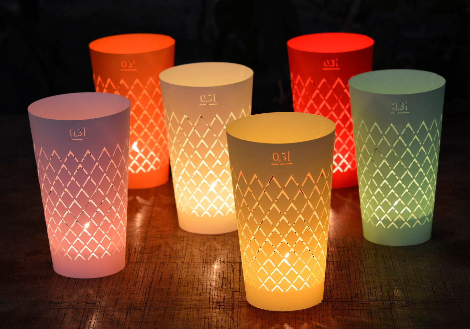 Geripptes Licht 0,3L in bundisch - Andrea Moseler