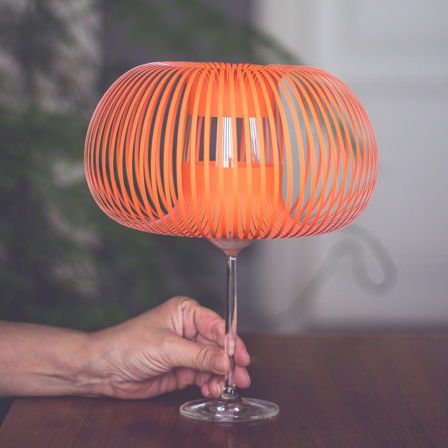 Madame O Lampenschirme für Weingläser orange - Andrea Moseler